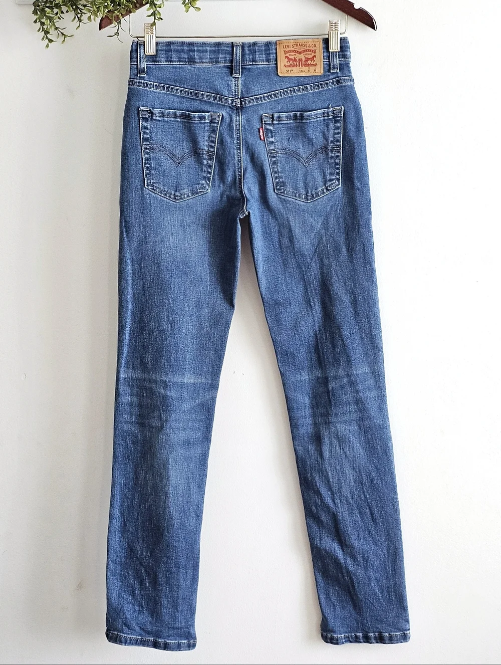 Levi’s 511 Slim Fit Eco Performance Jeans Youth 14 27x29 Blue Stretch